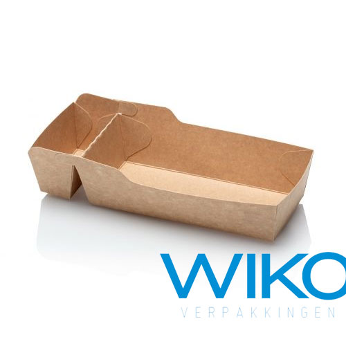 Kraft snackbakje A 9+1 (A22) -BRUIN- PREMIUM
