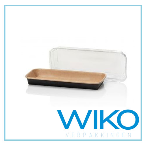 Kraft Sushi tray+dks Bruin/Zwart KP02 