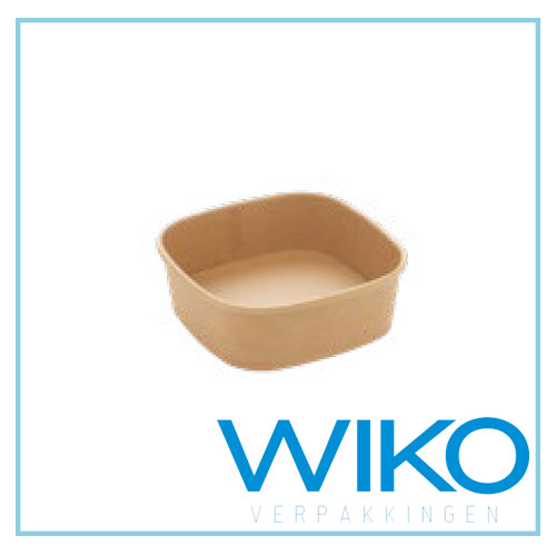 Kraft Square bowl 400ml 