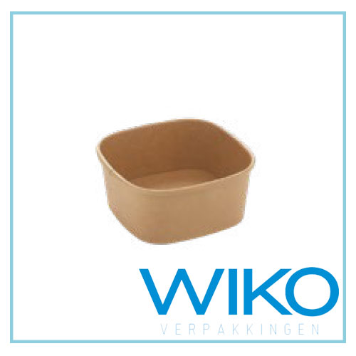 Kraft Square bowl 600ml 