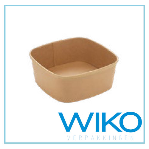 Kraft Square bowl 1200ml 