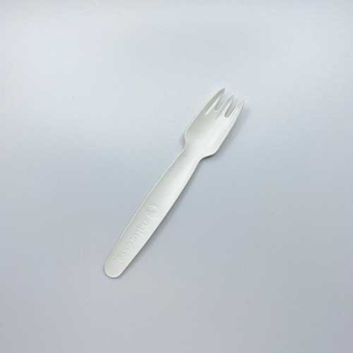 FSC® papieren vork 16,5cm WIT