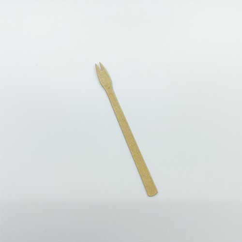 Frietvork papier [P2P] 140mm, BRUIN