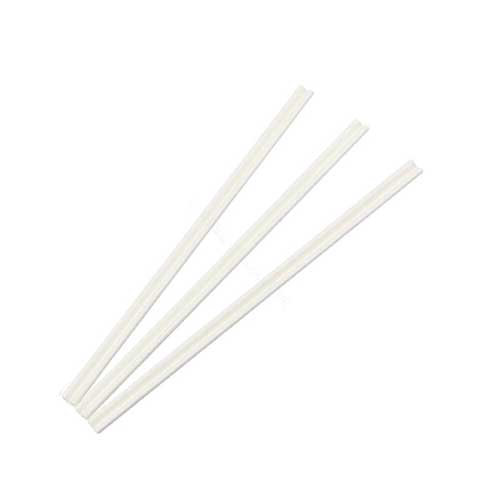 Papieren roerstaafje 11cm WIT