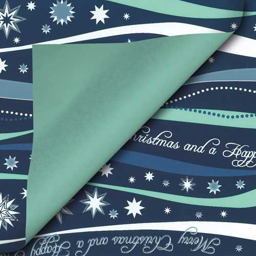 Cadeaupapier 30cm Kerst Gold Duo 90159