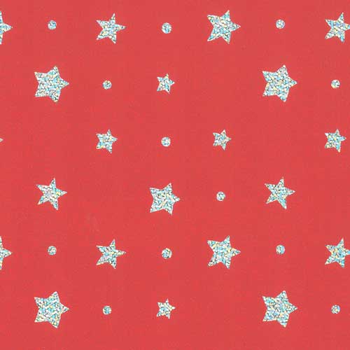 Cadeaupapier 30cm Kerst Platina K217