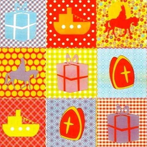 Cadeaupapier 30cm Sint Glossy  6012
