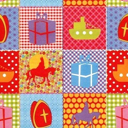 Cadeaupapier 30cm Sint Kraft 6207