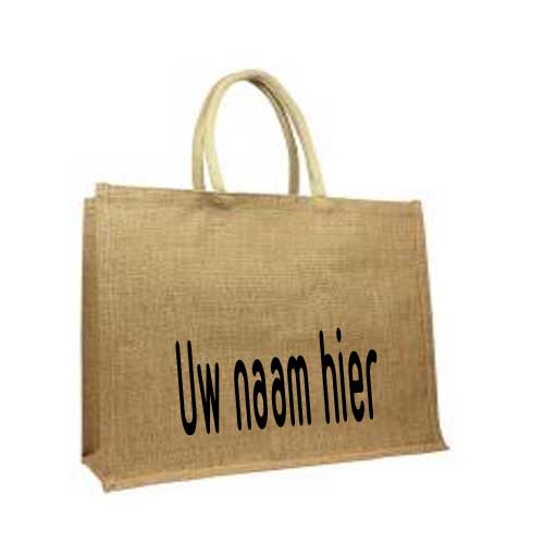 Jute draagtas groot
