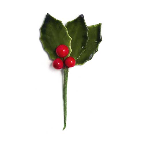 Kersttakje 3 blaadjes/besjes 