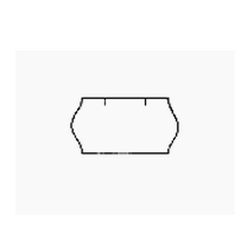 Prijstangetiket 22 x 12 universeel (per doos)