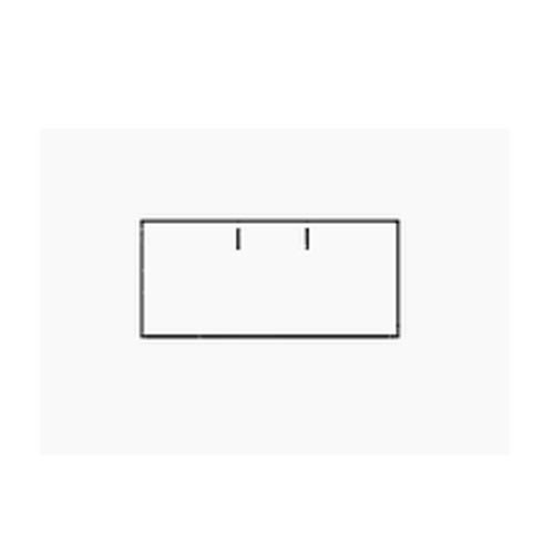 Prijstangetiket 26 x 12 permanent (per doos)