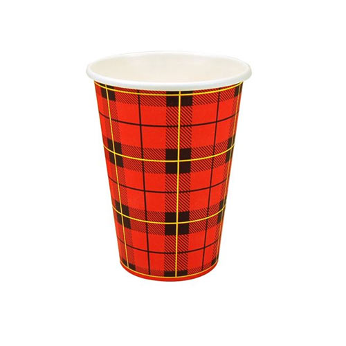 Kartonnen koffiebeker 180cc, scotty-rood