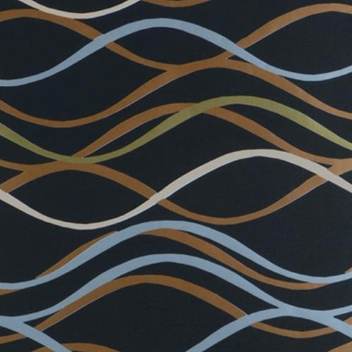 Cadeaupapier 50cm Meander Black