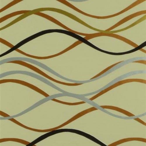 Cadeaupapier 50cm Meander Taupe/Black