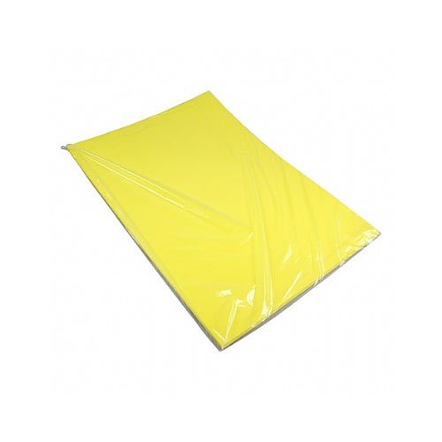 Etalagekarton 48 x 68cm, FLUOR GEEL