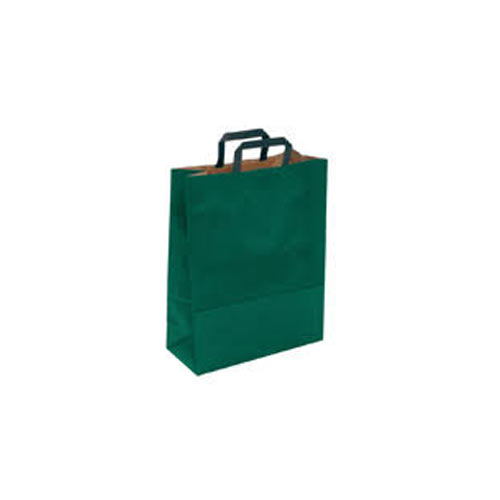 Papieren draagtas 22 x 10 x 28 cm, groen