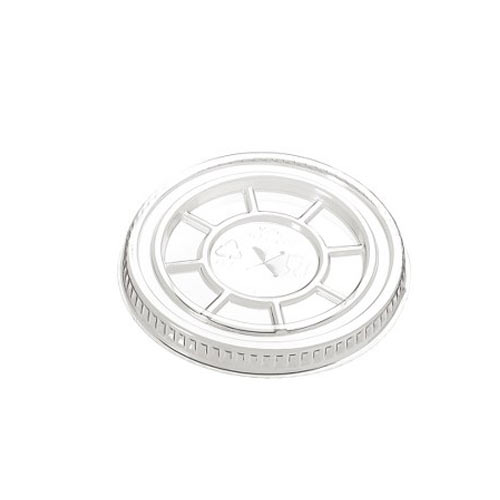 R-PET deksel Ø 95mm laag (kruisgat)