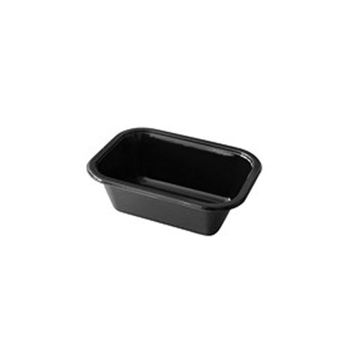 C-Pet maaltijdbak 1092, zwart, 1-vaks - 400cc (50mm)