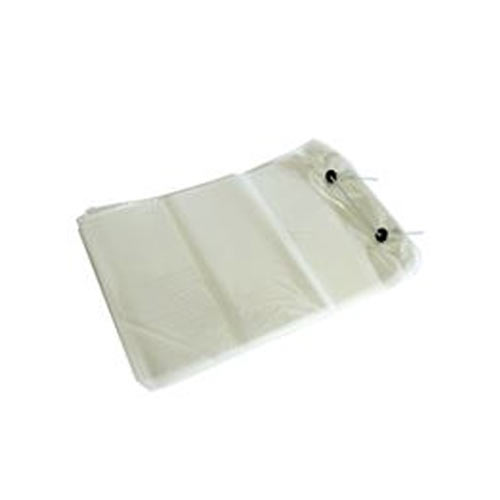 Plastic beugelzak 28 x 30cm  (1/2) 