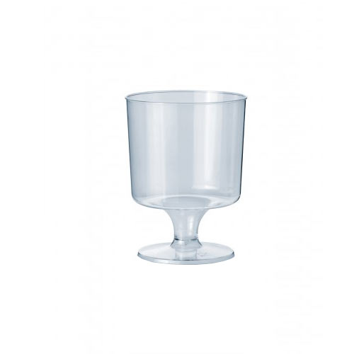 Plastic wijnglazen op voet